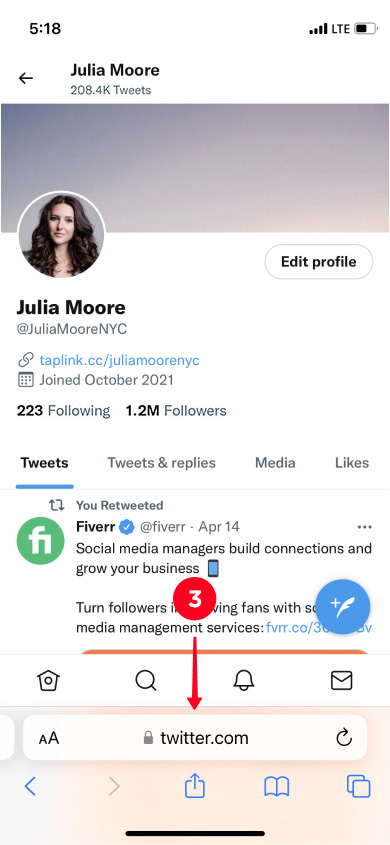 How To Copy Your Twitter Profile Link In The App Or Browser 