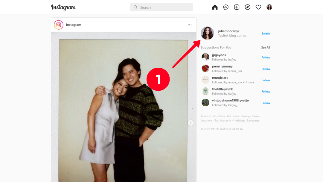 How to add your Twitter link in Instagram bio?