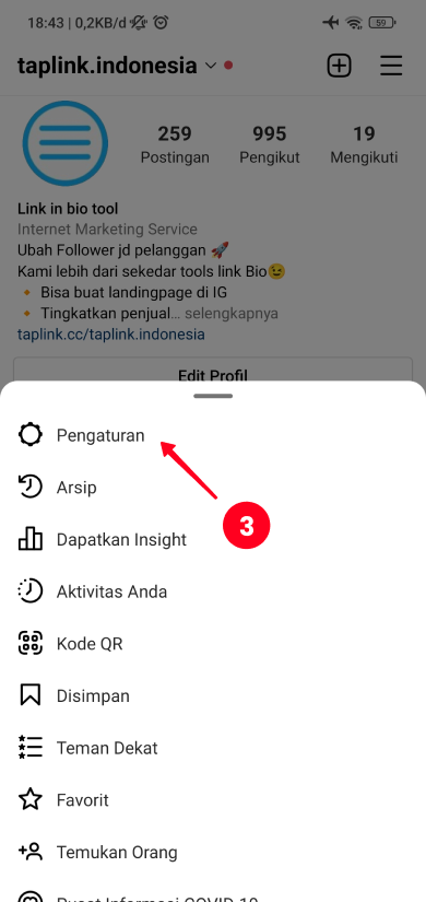 Cara ganti nomor telepon di Instagram dengan mudah